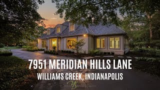 SOLD: 7951 Meridian Hills Lane (Williams Creek, Indianapolis)