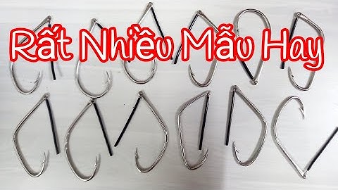 🔴 Lưỡi Câu Cá Lóc SôNg Hồng Điện, Mẫu Móng Heo, Mẫu Thái, Mẫu Hàm Chó, Mẫu Trứng Rùa, Mẫu Số 3