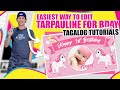 HOW TO DESIGN BIRTHDAY TARPAULINE / TARPS 2020 | TAGALOG | FULL VIDEO