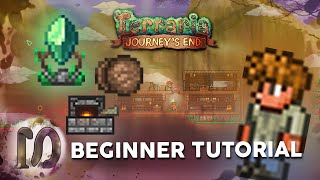 Terraria Beginner's Guide, Terraria 1.4 Journey's End Starter Tutorial for new players. Build a base