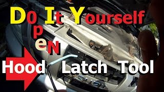 How to OPEN HOOD when hood release cable is broken ~ DiY for Isuzu Rodeo