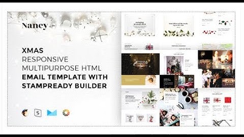 Nansy – Responsive Christmas Email Template + Stampready Builder | Themeforest Templates