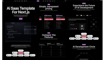 Ai SaaS WEBSITE with Nexjs  & Tailwindcss Template #nextjs #tailwindcss #javascript