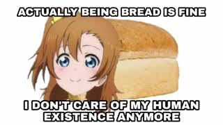 Love Live! - Honoka turns into bread