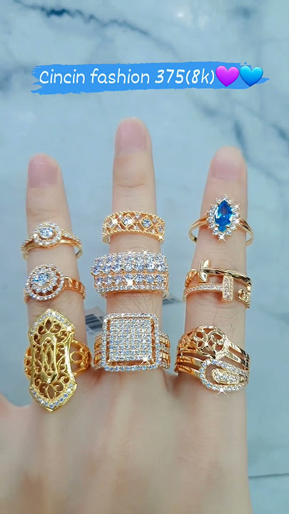 Desember 2023Cincin fashion emas 375 8kTelunjukAtas 2 39gr Rp 1 172 000 ring 18  10137577 Tengah