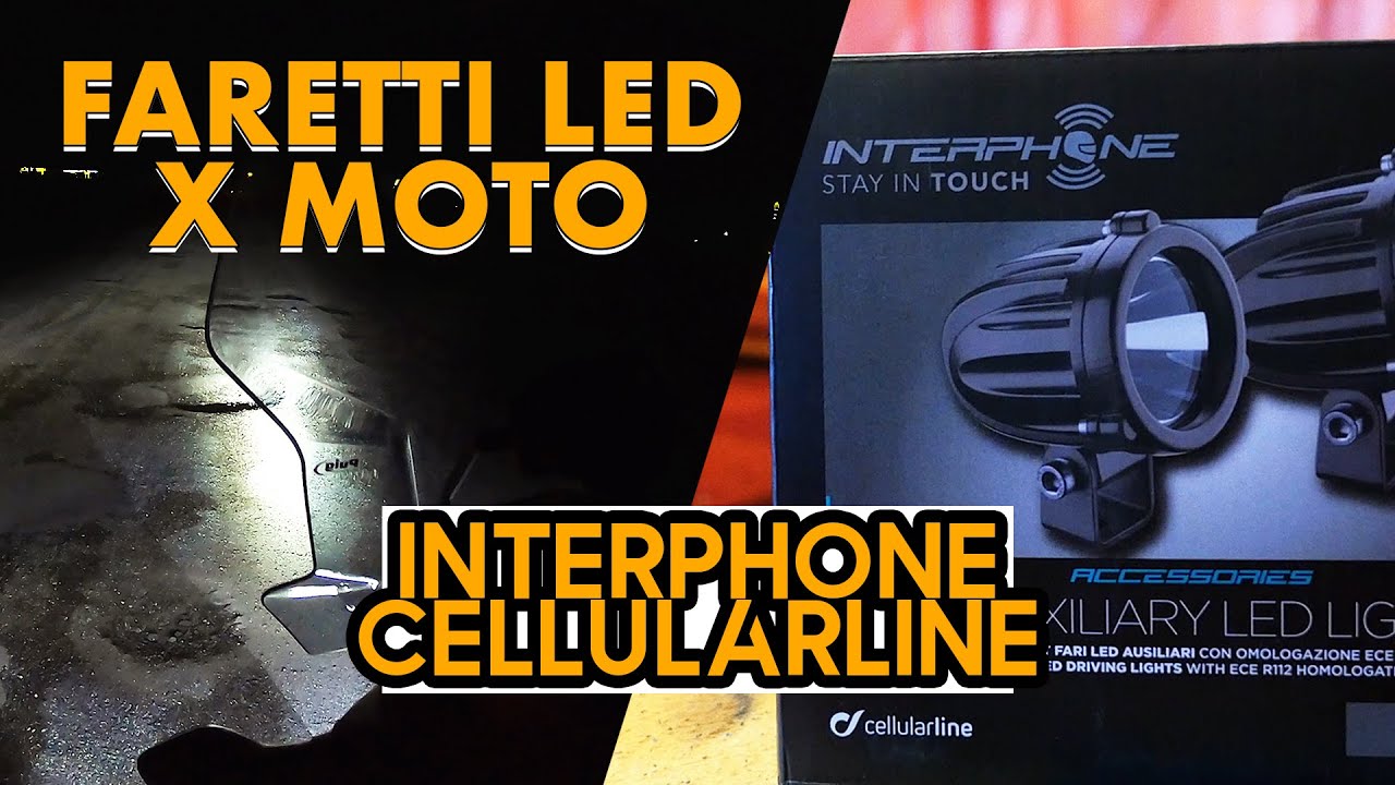 Faretti Led Interphone Cellularline - Recensione 