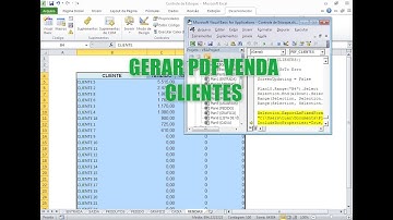 Salvar PDF Registros de Vendas com VBA - Controle de Estoque Excel - Aula 77
