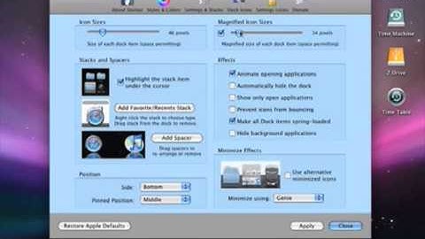 Quick Tip:Changing Your Dock Using Docker