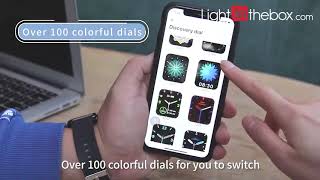 Battery-life Smartwatch for Apple/Android Phones, 1.69-inch Bluetooth Sport Fitness Tracker screenshot 2
