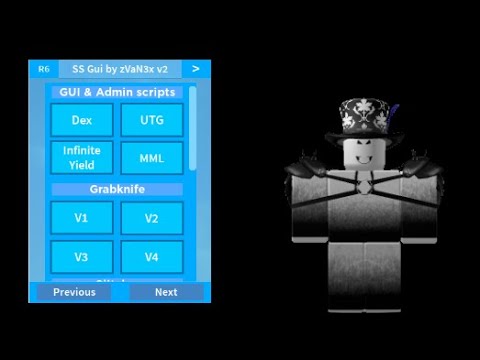 Roblox Ss Gui Script Hub Showcase Youtube - roblox ss script hub