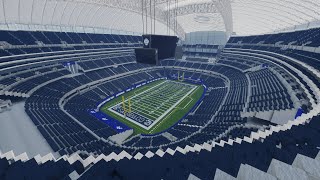 Famous Minecraft - TIMELAPSE - AT&T Stadium (Dallas Cowboys) + DOWNLOAD [Official] Wealth