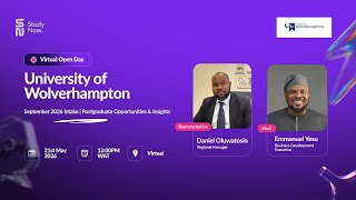 University of Wolverhampton Virtual Open Day Wealth