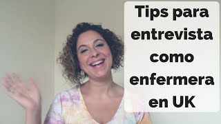 Tips/Consejos para entrevista como enfermero en UK - YouTube