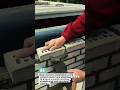 Perfect Brick Wall Alignment! Masonry String Line Technique #construction #masonry #brickwork