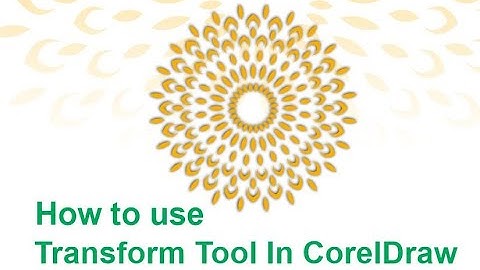 Transform Tool In CorelDraw | How To Make Design In Round Shape | 2D Tutorial # ZMS DESIGN HUB