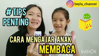 Tips PENTiNG mengajarkan anak membaca dengan benar + pengenalan ABACA Flashcard by Mami BeyLa.