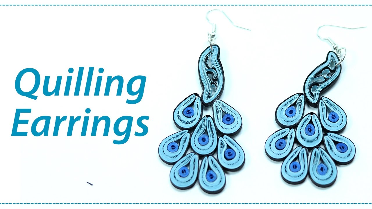 Flipkartcom  Buy Designers Collection Designers Collection Paper  Quilling Earrings Paper Drops  Danglers Online at Best Prices in India