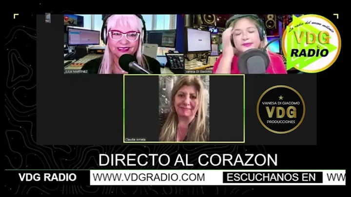 ENTREVISTA A CLAUDIA ARRIETA EN DIRECTO AL CORAZON...