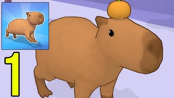 Capybara Rush - Gameplay Walkthrough Part 1 (iOS, Android)