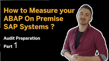 How to Measure your ABAP On Premise SAP Systems | Part 1