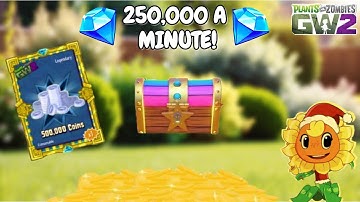 INSANE SOLO INFINITE COINS AND CHEST GLITCH IN PVZ GW2! (BEST METHOD!)