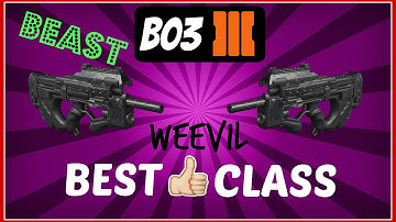 BLACK OPS 3-BEST CLASS SETUP (WEEVIL) SECRET SMG!!
