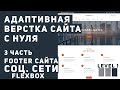 Верстка сайта с нуля - футер