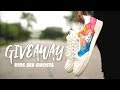 KIDS SEE GHOSTS CUSTOM GIVEAWAY | ADIDAS CONTINENTAL 80&#39;S