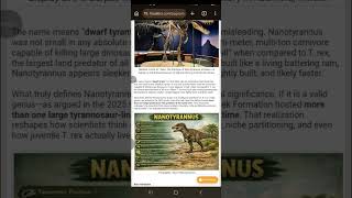 Nanotyrannus History First fossilera #prehistoriclife #dinosaur #subscribe