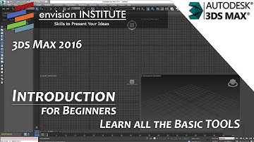 3ds max Tutorial - Introduction for Beginners | envision Institute_eicad