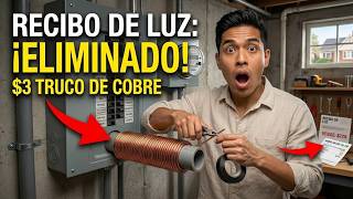 El truco de cobre de $3 que ELIMINA tu factura eléctrica: ¿Por qué lo ocultaron en 1887?