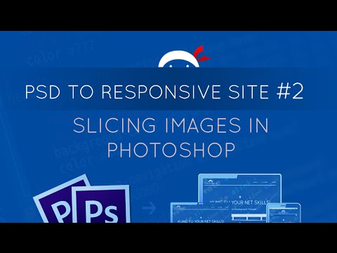 PSD to Responsive Website Tutorial #2 - Slicing Images in Photoshop