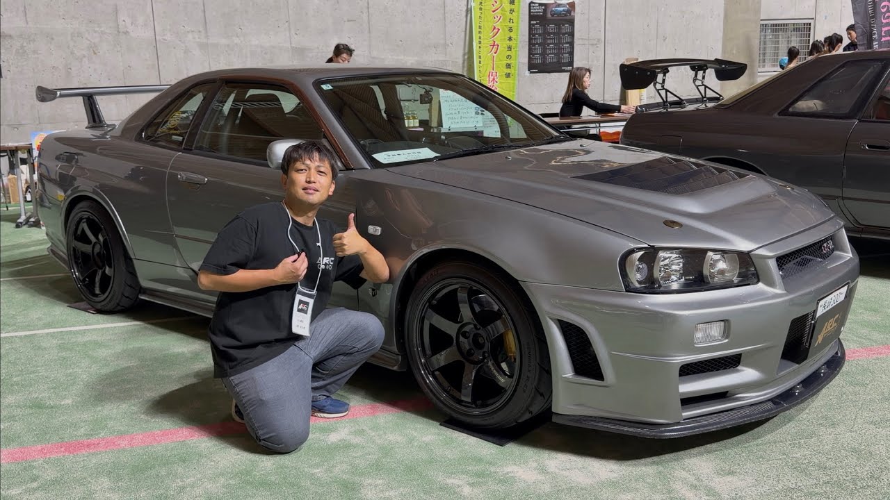 From Nagasaki to Nagano! R34 GT-R - most of the parts are