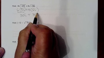 MAC1105 Sect 1.4(2) Complex Numbers GoFormative