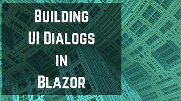 EFS026: Building Dialogs in Blazor