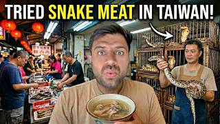 Snake Meat In Taiwan  Eating For First Time