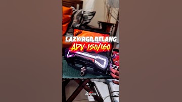 Ready Lazy RGB Striped Stoplamp ADV 150/160 #rngarage99 #variasisurabaya #stoplamplazy