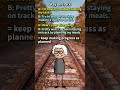"Stay on track.": What does it mean in English? [ ForB English Lesson ] #shorts
