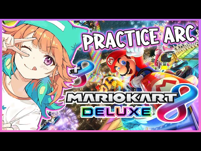 【MK8DX】BIG TOURNAMENT PRACTICE LETS GO ( + surprise present?) #kfp #キアライブのサムネイル