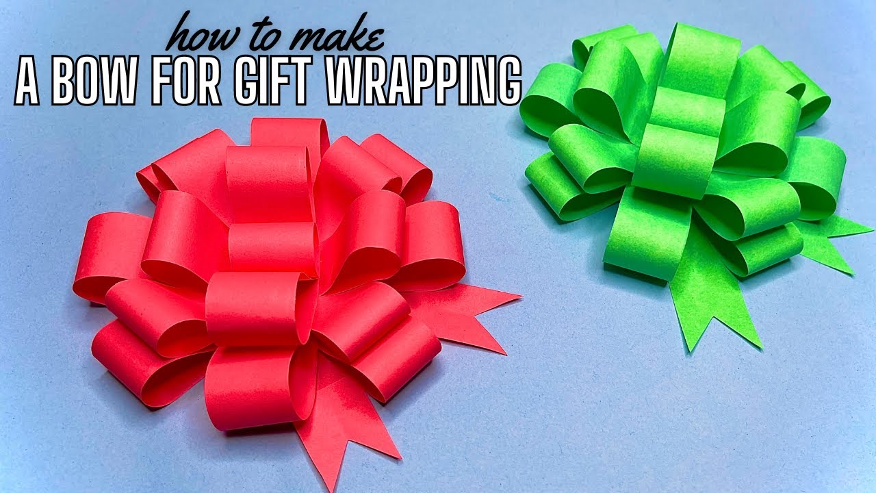 Gift Wrapping : How to Make a Fancy Bow using a Comb