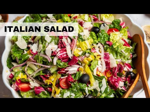 Italian Salad Recipe | Easy Salad Recipe