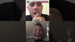 ADAM22 IG LIVE WITH RAPPER STITCHES
