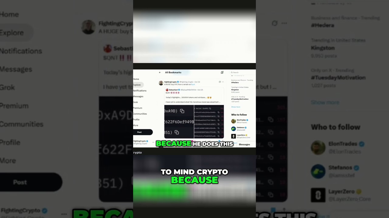 Quant Crypto  Why Whales Are Buying HUGE Amounts NOW!