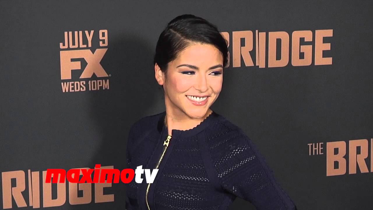 Emily Rios | The Bridge Season 2 Premiere | Red Carpet | #TheBridgeFX