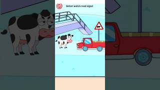 Better watch road signs  ?cars vs cows Happy Ending ? Android X iOS shorts