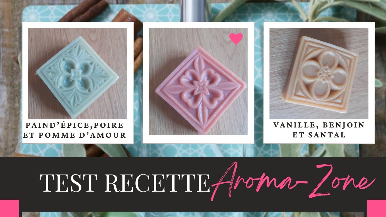 Test 3 recettes de savons Aromazone YouTube