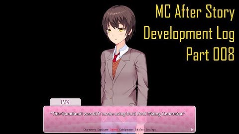 MCAS (MC After Story) devlog 008: A demonstration