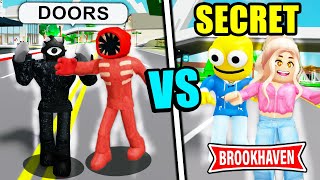 ODA & ODETTE VS DOORS MÉCHANT 😱 Roblox Brookhaven RP