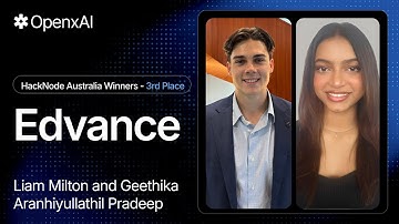 Edvance: AI Discussion Forum from Hack Node Australia (3rd Place)