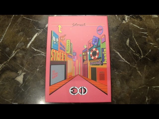Unboxing EXID 이엑스아이디 1st Korean Studio Album Street - YouTube